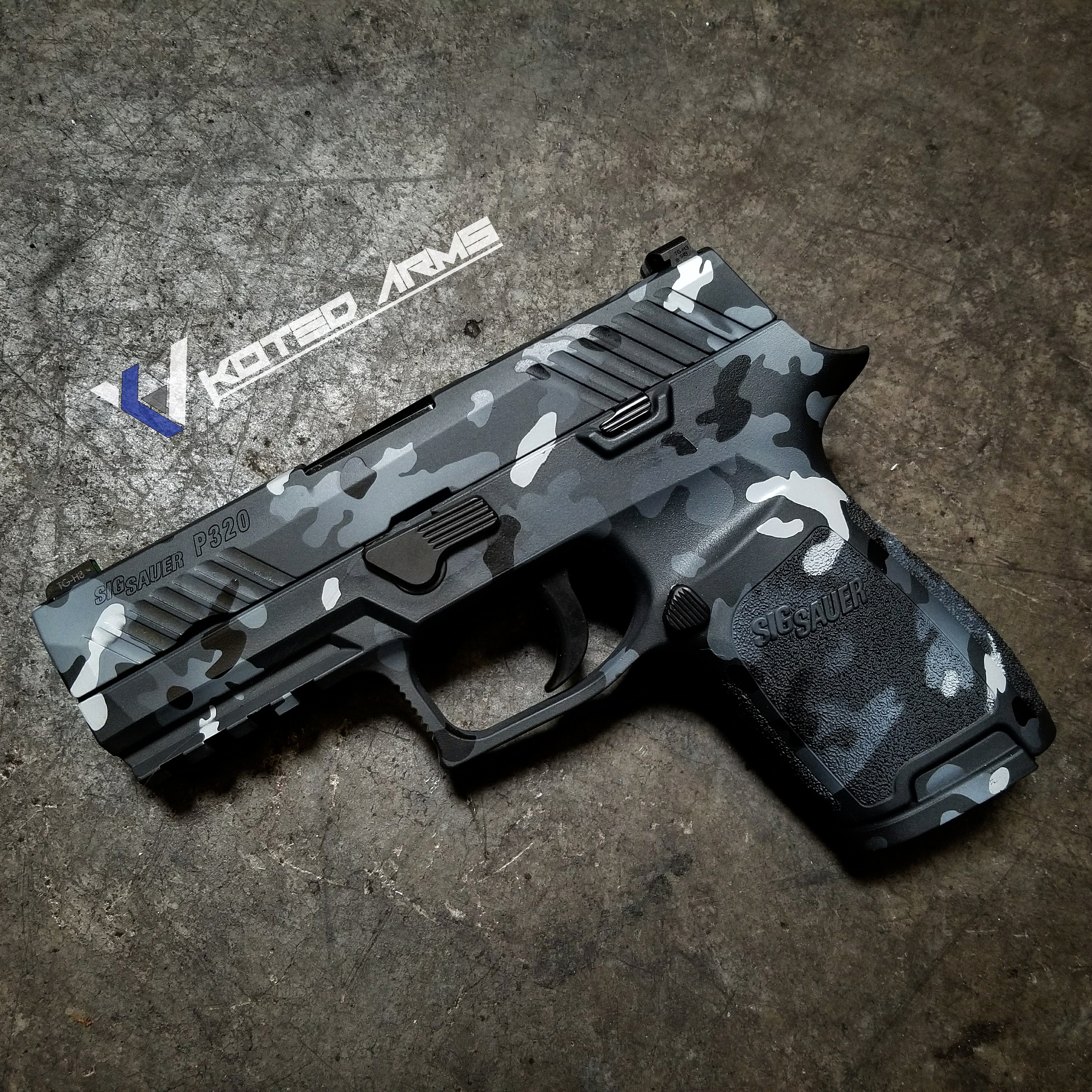 P320 Urban Multicam Cerakote Koted Arms - Koted Arms Professional 