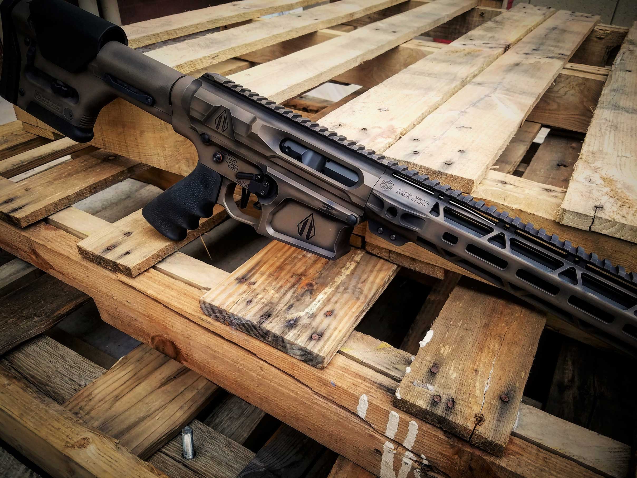 Gibbz Arms AR15 cerakote Patriot Brown and Black - Koted Arms ...