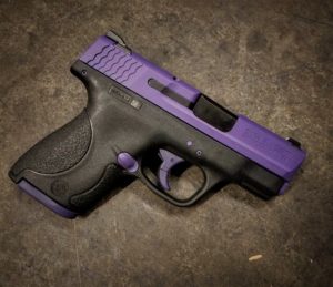 M&P Shield Purple Cerakote koted arms