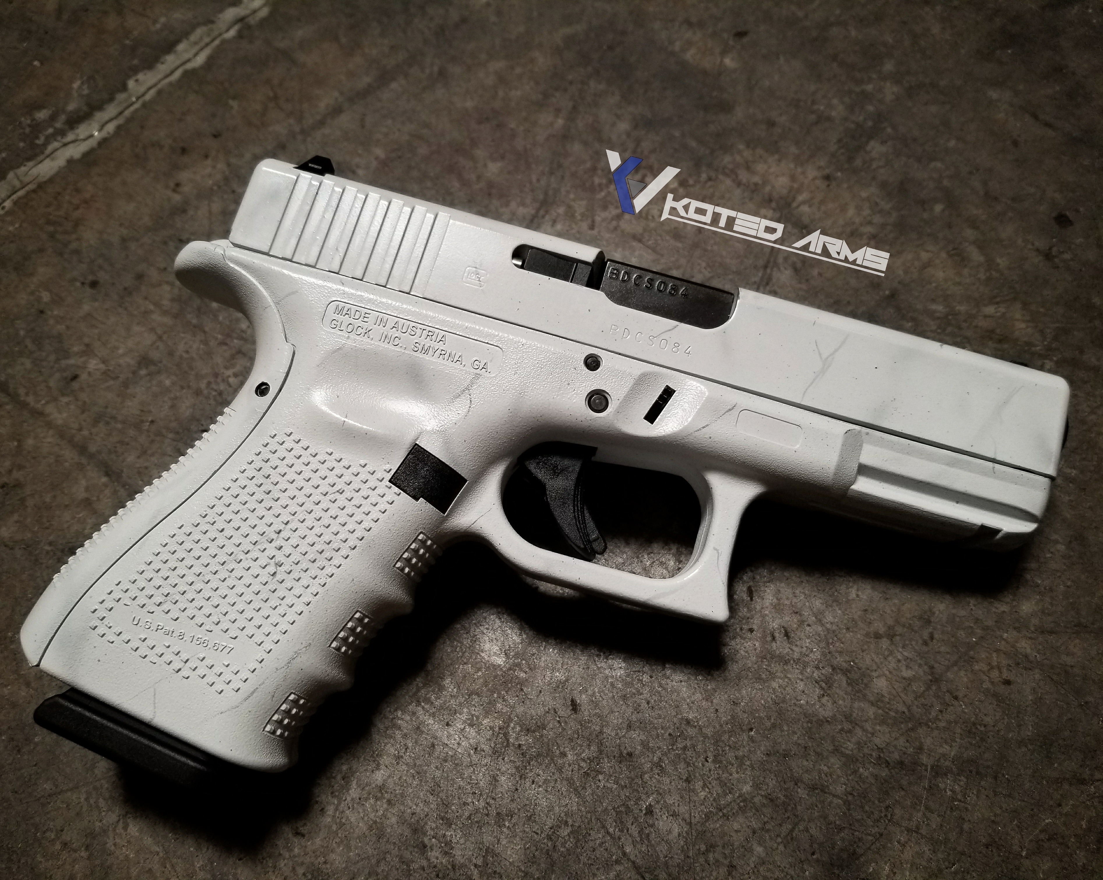 Glock White Marble Cerakote Koted Arms - Koted Arms Professional ...